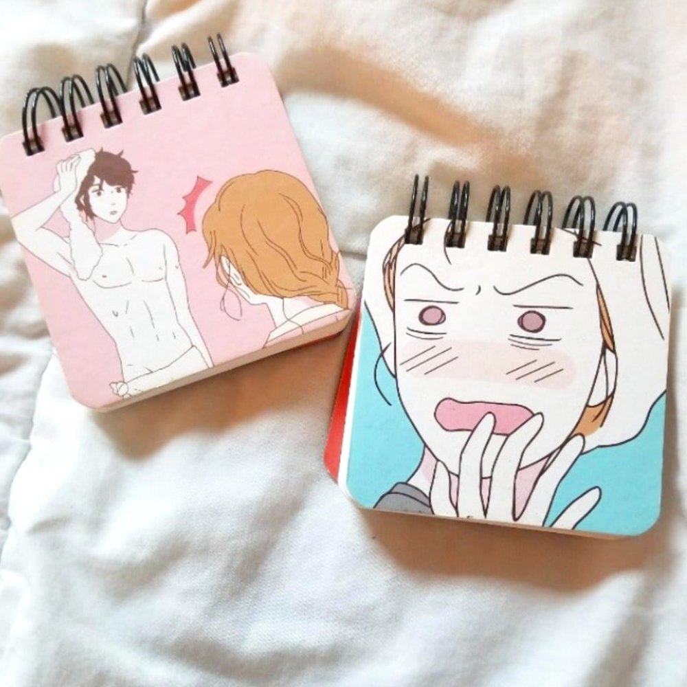 Pastel manhwa / kdrama mini notepads